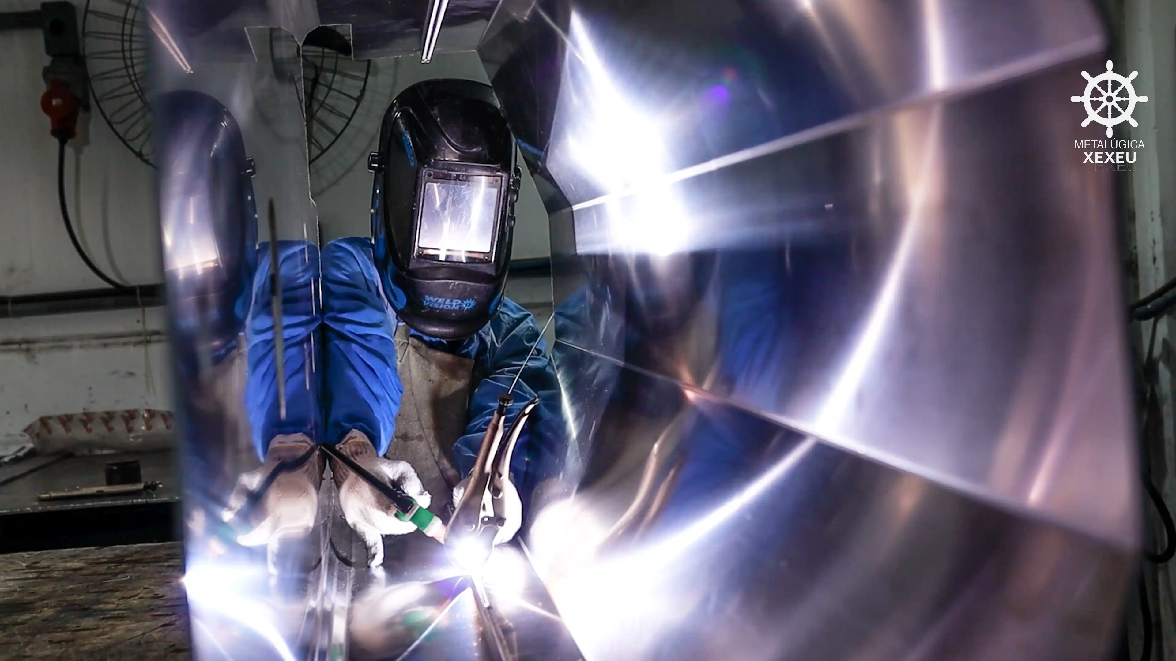 Processo de fabricação de ferragens náuticas na Metalúrgica Xexeu